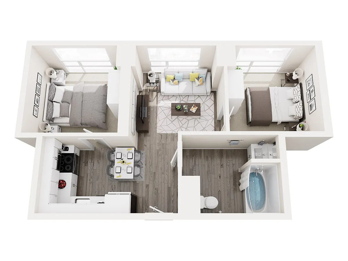 Floor plan 2C3