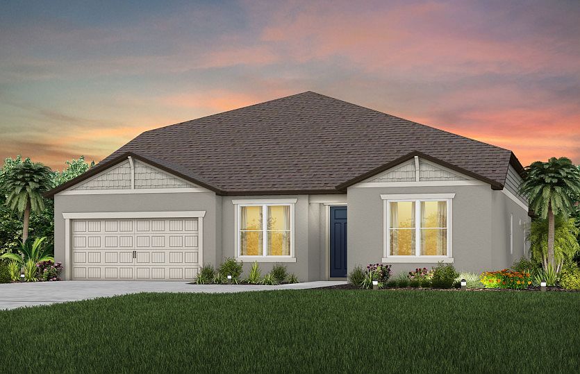 Exterior Rendering, Elevation C1