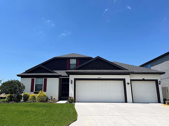 Sanibel 3-car home plan craftsman exterior elevation William Ryan Homes Tampa