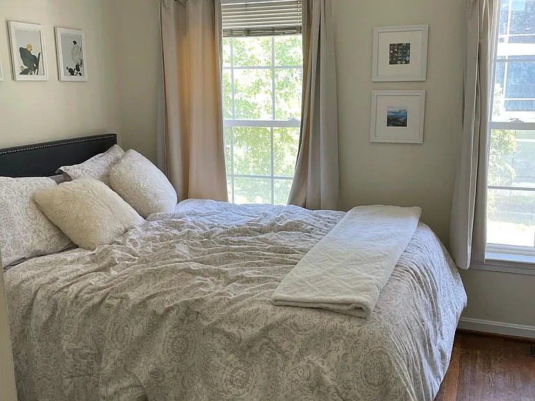 BR. with 2 large closets and full bath