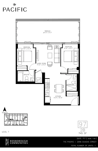 Floor plan 2 bedroom 2 bath 2 Bed 2 Bath 18