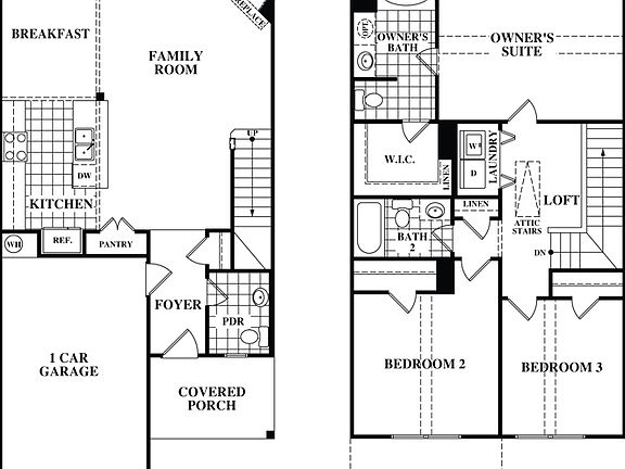 Hamilton Floor Plan- HP