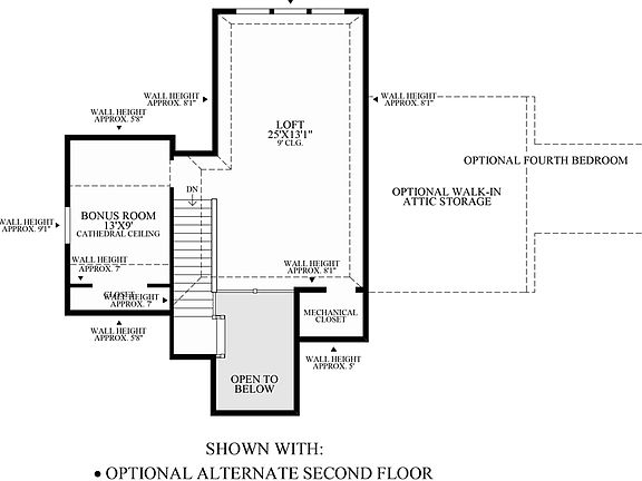 Optional 2nd Floor
