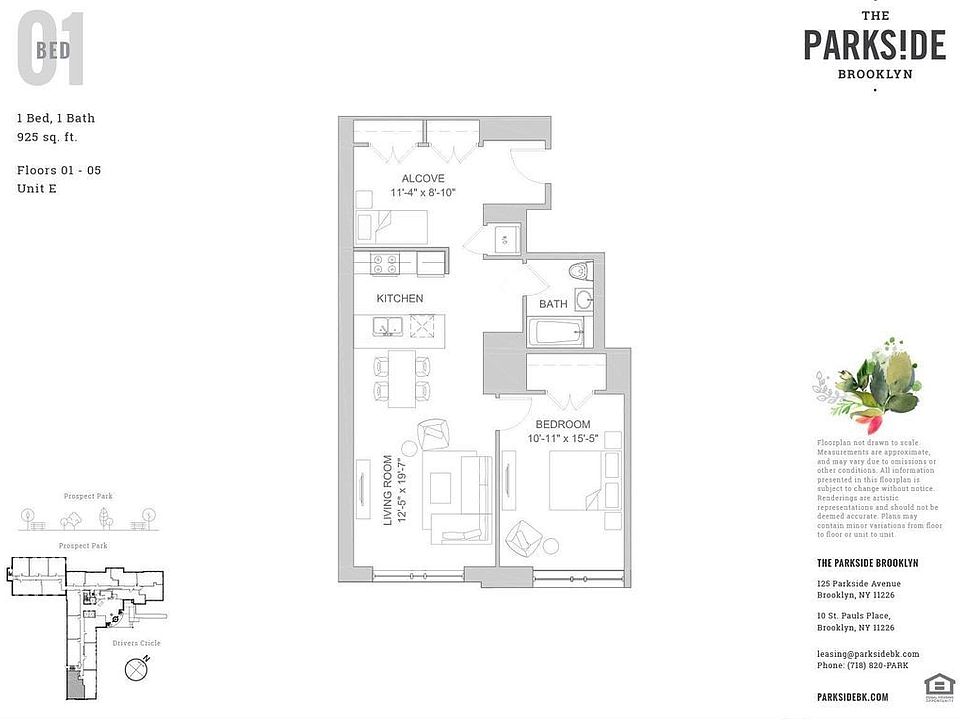 1st image of 123 Parkside Ave APT 5E