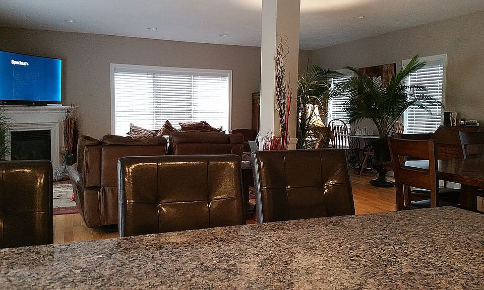 living area from kitchen