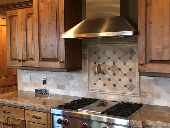4 burner Wolf cooktop with 
