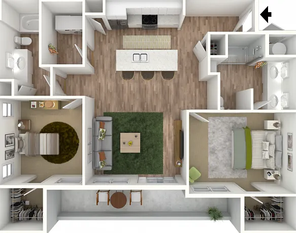 2 Bed | 2 Bath 2 Bed | 2 Bath