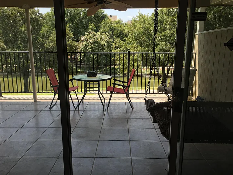 Patio area.