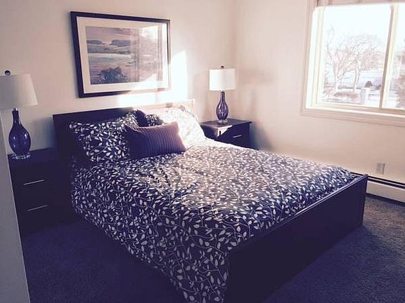 Bedroom faces south (now has blackout blinds)