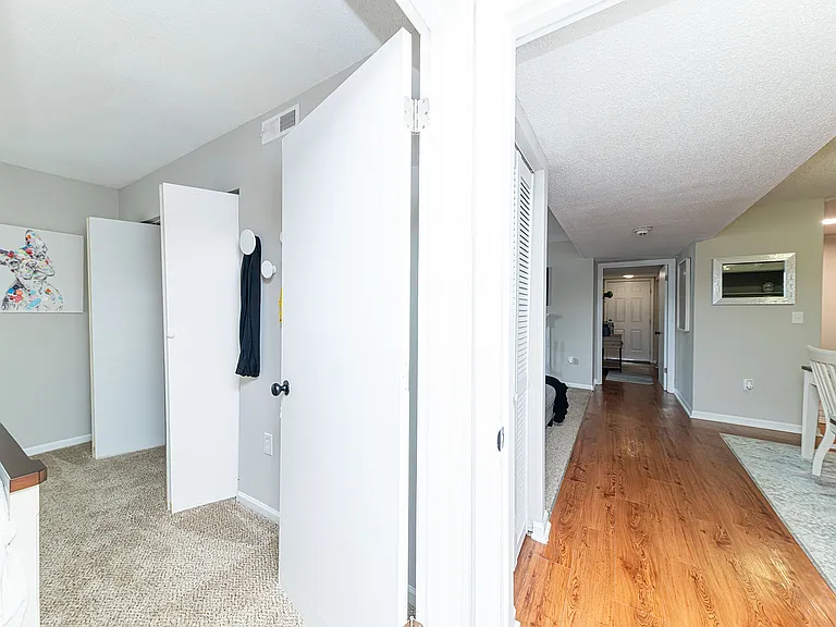 Bedroom and Hallway space