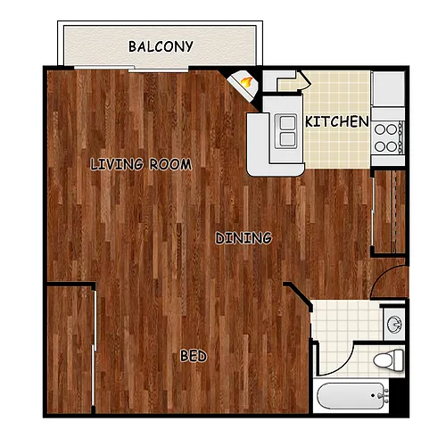 Floor plan Studio