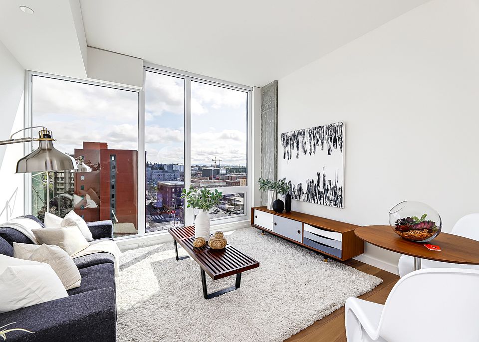 Bright and airy living area with generous natural light
