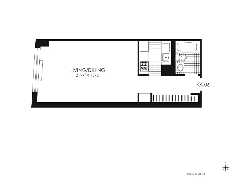110 Horatio St #206 — Photo 2