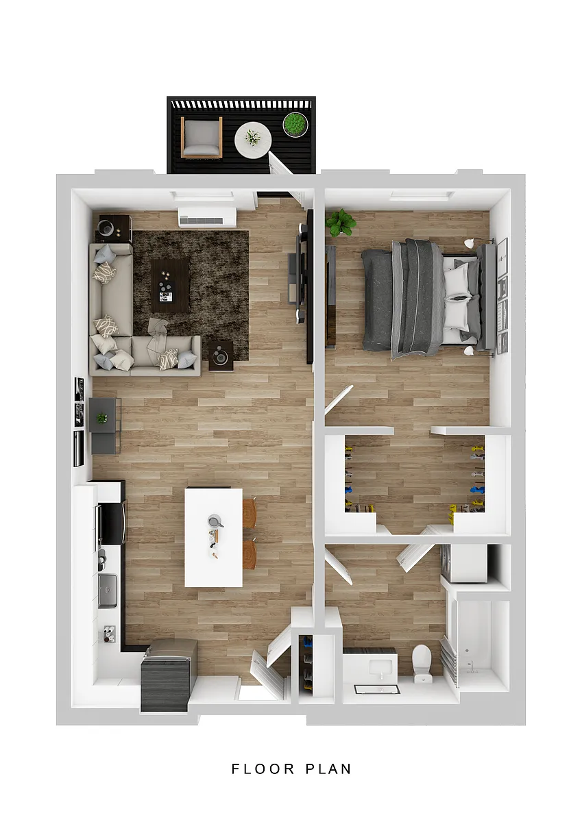 Floor plan Broadrock - 1 Bed A
