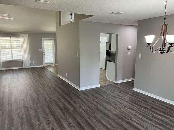 Walking through front door, Dining on the right and Main on the left