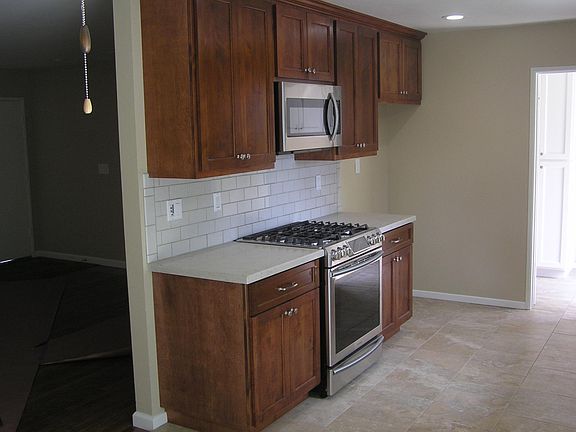 Kitche View showing Oven and Microwave area