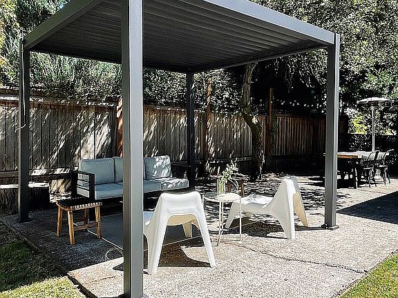 Backyard patio