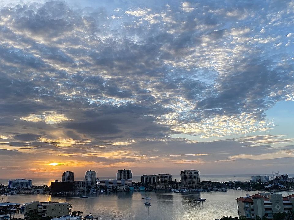 Early sunset view