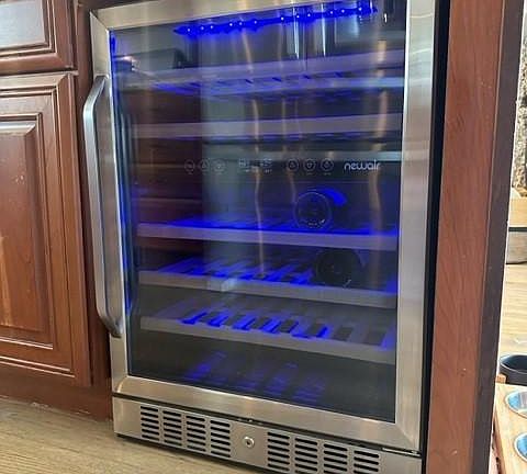 Built in wine fridge