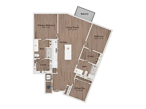 Floor plan 2K