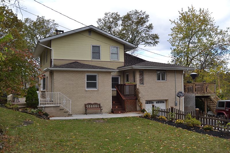 West Side of the house