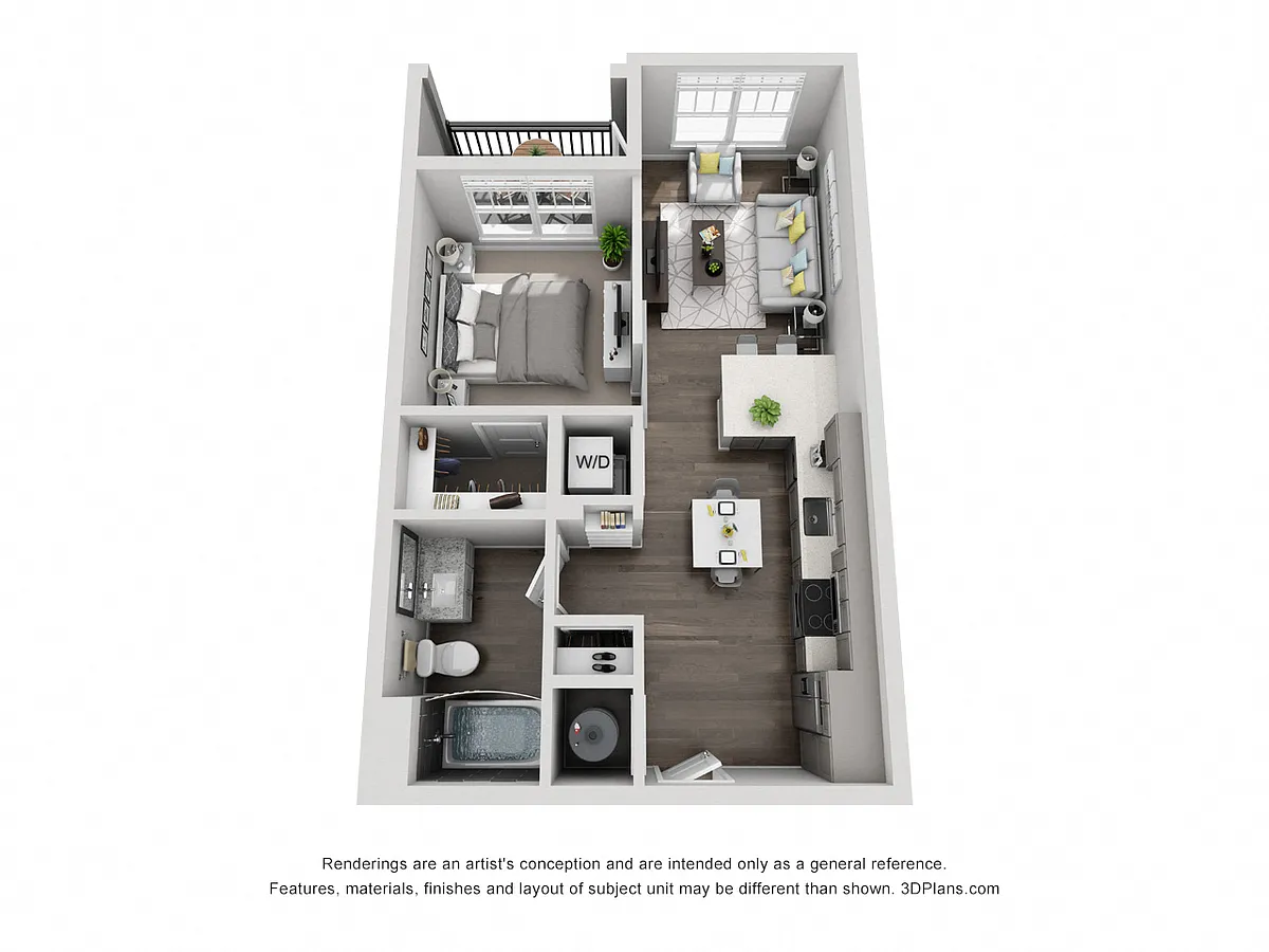 Floor plan A1 Studio