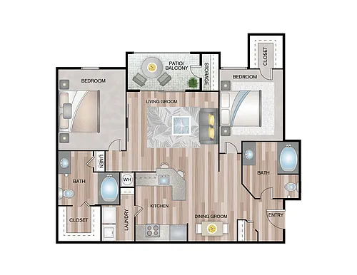Floor plan B1