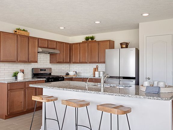 Plan 1675 Kitchen as modeled at Imperial Forest