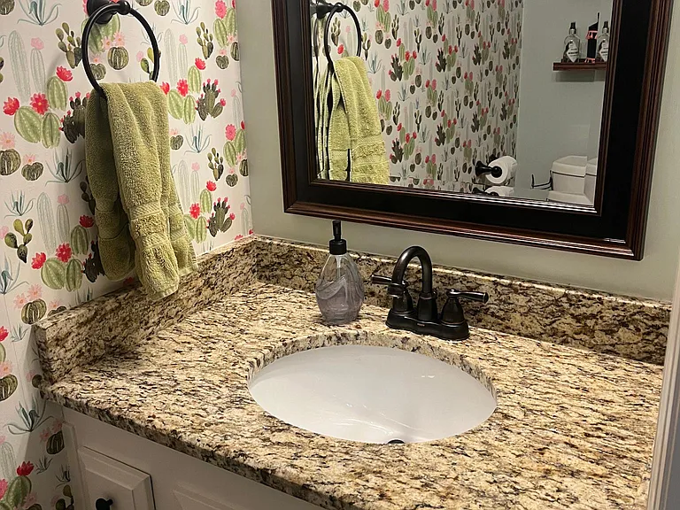 Downstairs half-bath.