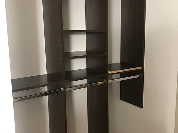 Custom closet organizer