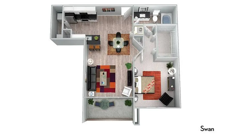 Floor plan Swan Renovated