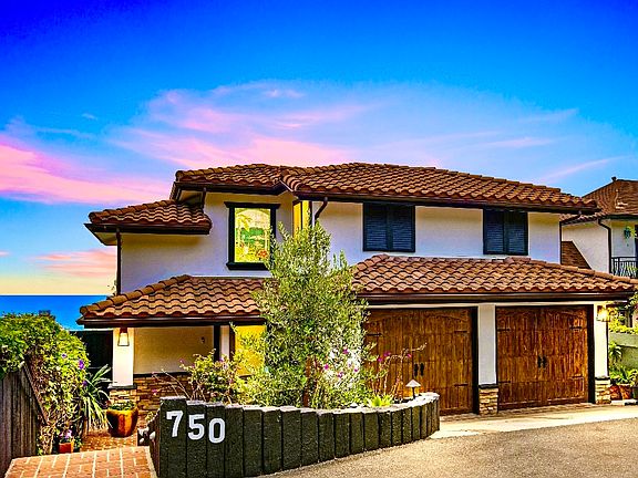 Welcome to 750 Rembrandt Dr. A unique beach community estate that offers peaceful, tranquil surroundings with stunning ocean views and seamless indoor and expansive outdoor living space that includes a salt water pool and spa and two car garage.