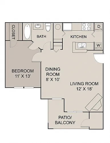 Floor plan COOPER - A2