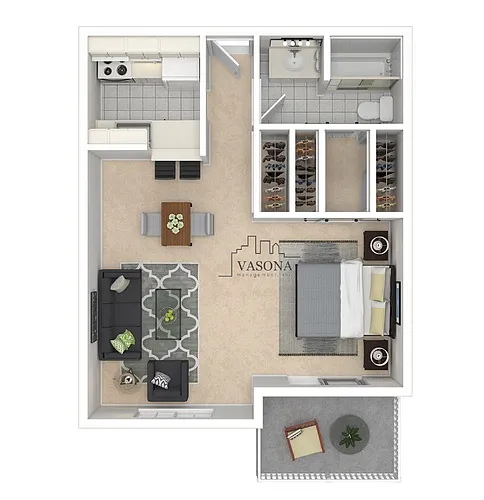 Floor plan Studio