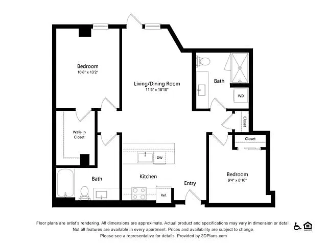 Floor plan B61