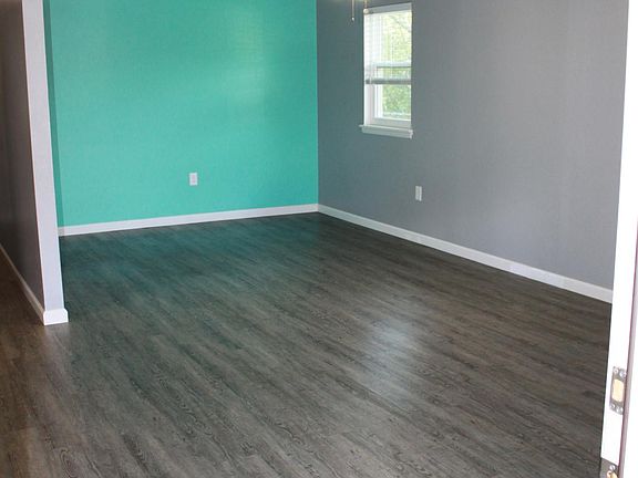 From the front door into the open living room and what we used as an office area.