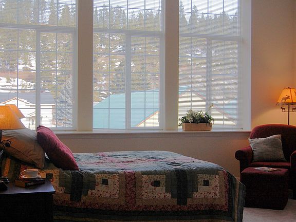 The over-size master suite has huge windows and a very large walk-in closet