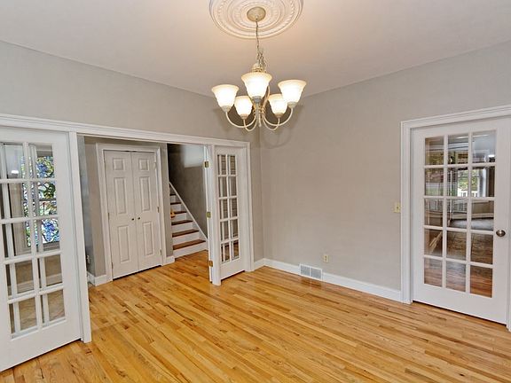 your formal dining room or home office is on your right.