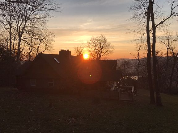 Sunrise from backyard