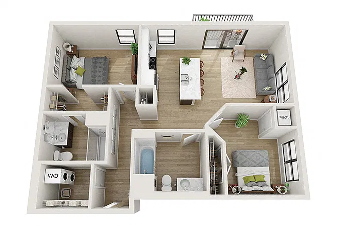 Floor plan Bowers