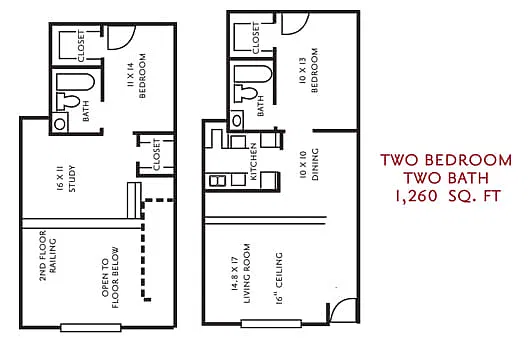 Floor plan Plan 2D Townhome