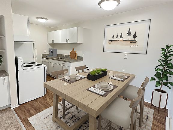 Dining, cooking, pantry areas with fresh new upgrades.