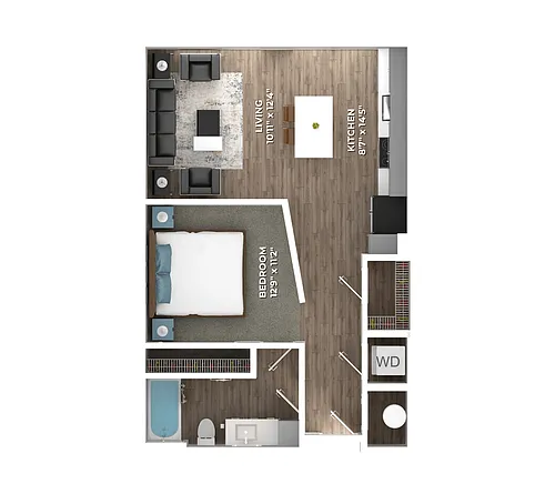 Floor plan Studio S1