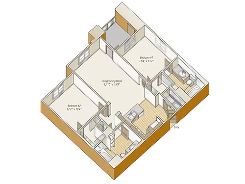 Floor plan B12