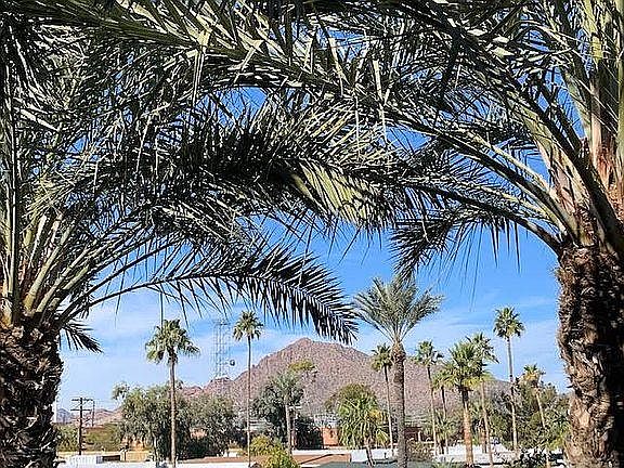 Camelback mountain views from balcony and master bedroom.