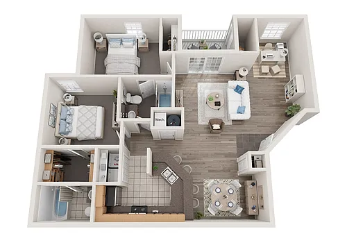 Floor plan Chestnut With Office