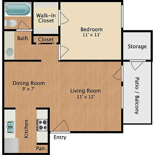 Floor plan Prescott