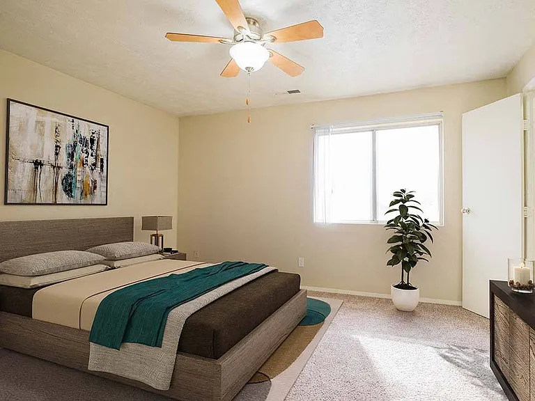 Spacious Bedroom with Natural Light