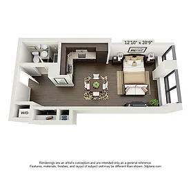 Rented by UDR