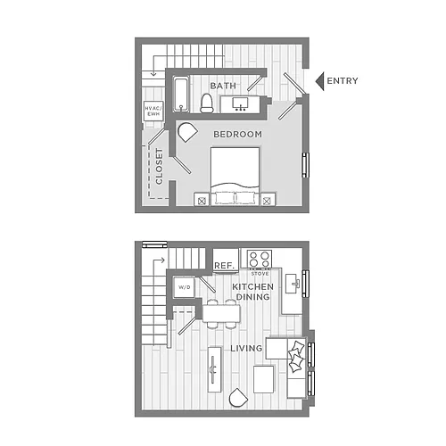 Floor plan Townhome 4